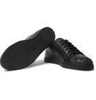 Fendi - Logo-Embossed Leather Sneakers - Black