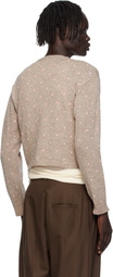 Ashley Williams Beige Molly Knit Sweater
