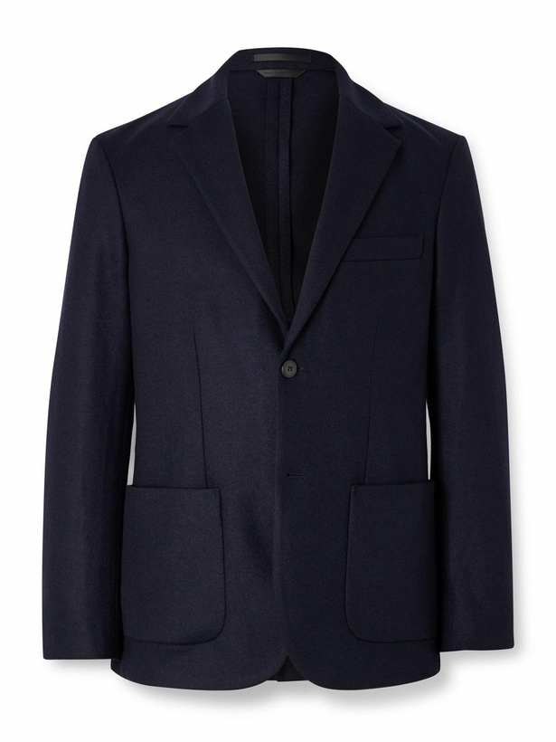 Photo: Sunspel - Boiled-Wool Blazer - Blue