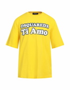Dsquared2 Mens T-shirt in Yellow