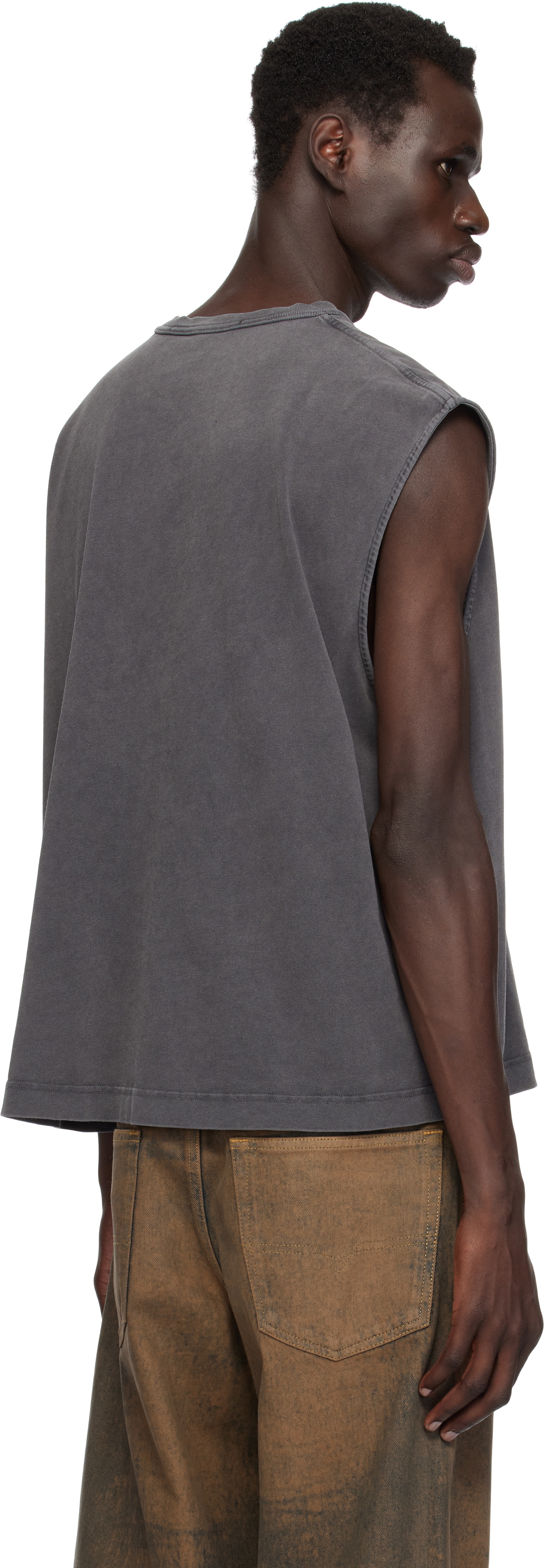 Alexander Wang Gray Muscle Tank Top