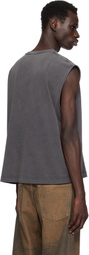 Alexander Wang Gray Muscle Tank Top