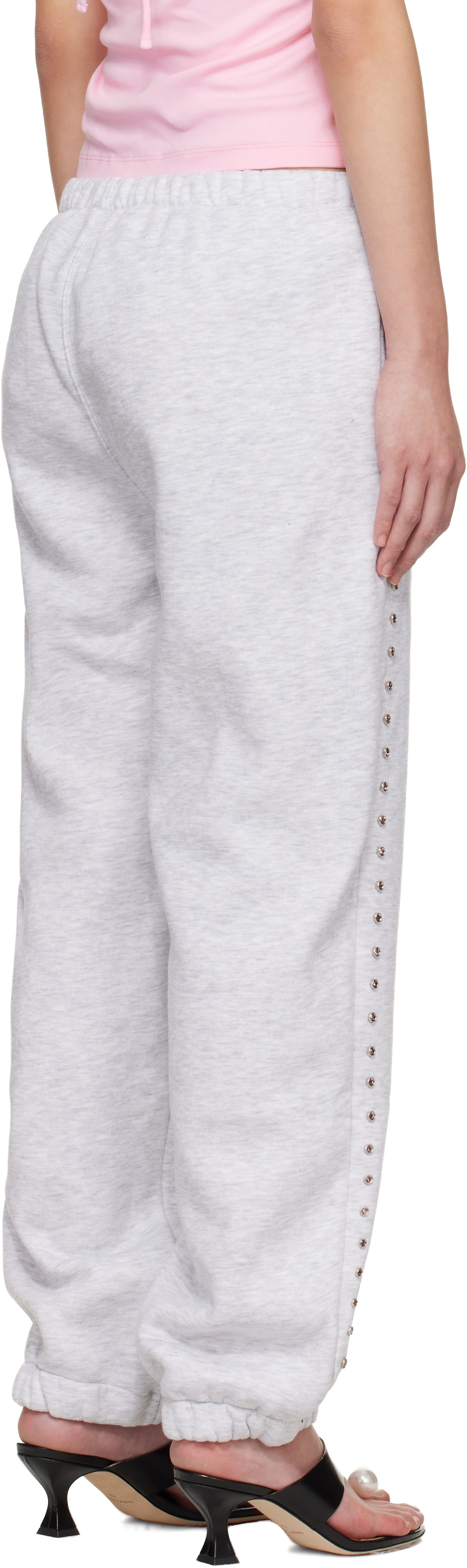 Sandy Liang Gray Lucius Sweatpants