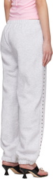 Sandy Liang Gray Lucius Sweatpants