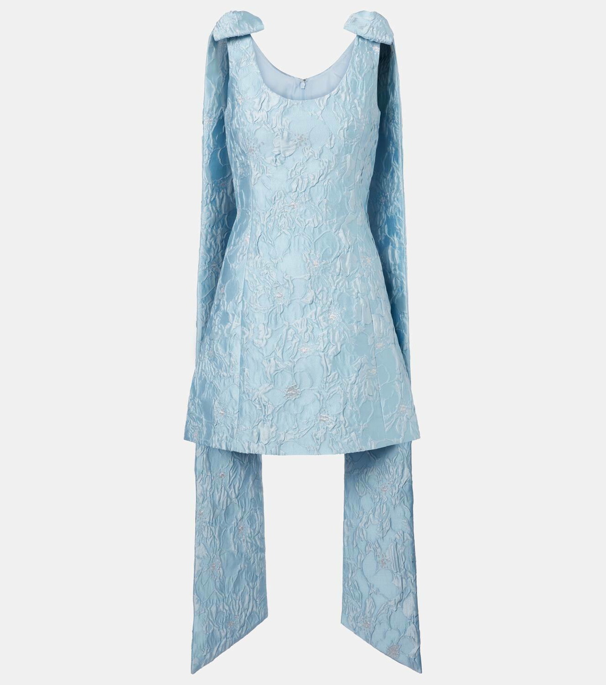 Markarian Lamé brocade minidress