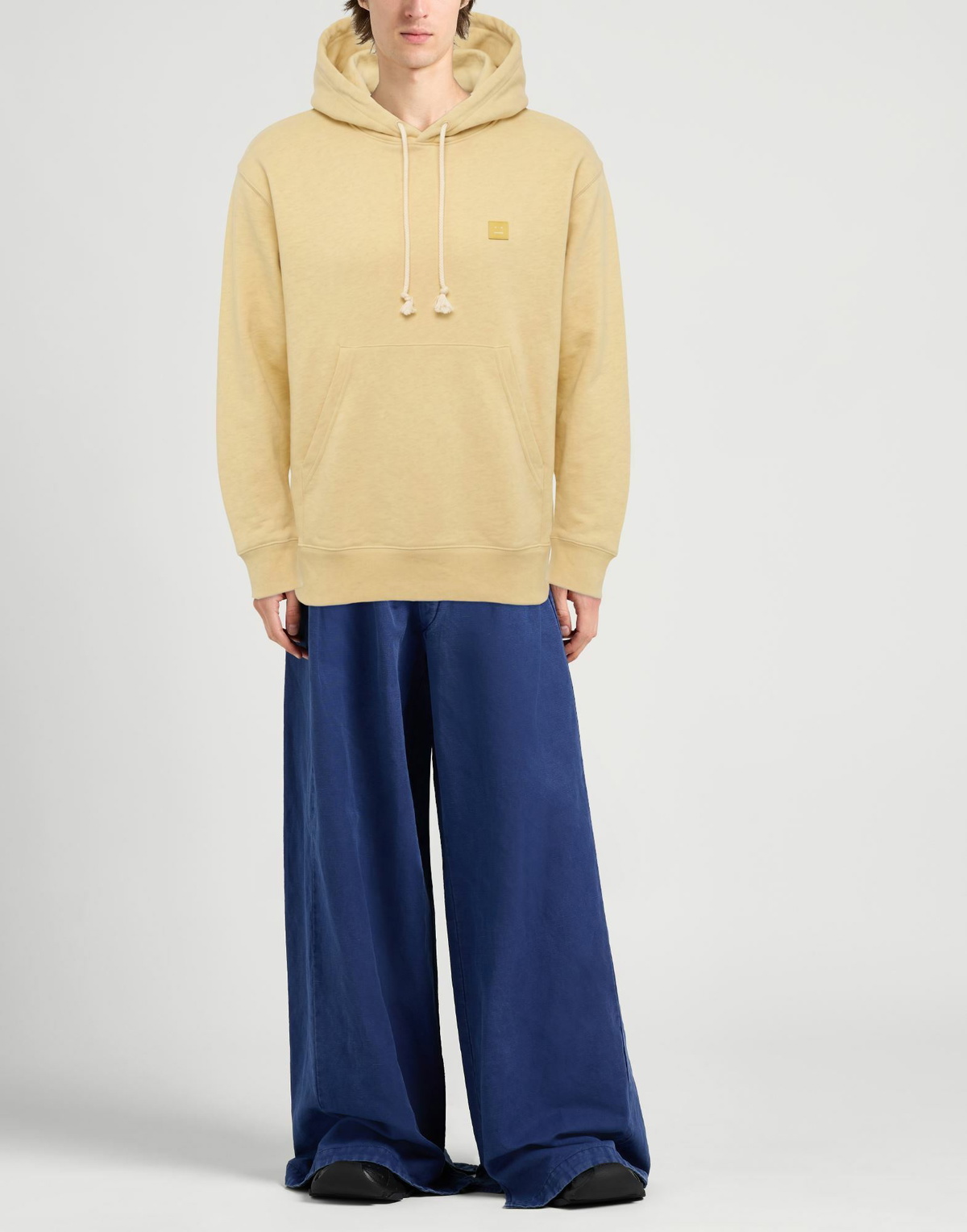 Acne Studios Mens Sweatshirt Pastel in Yellow
