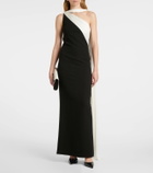 Roland Mouret Scarf-detail one-shoulder gown