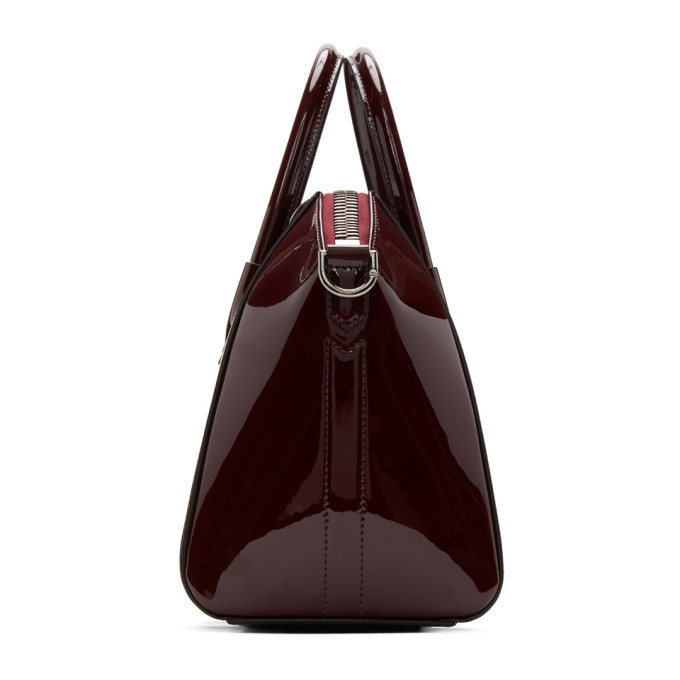 Givenchy Burgundy Leather Mini Antigona Satchel Givenchy