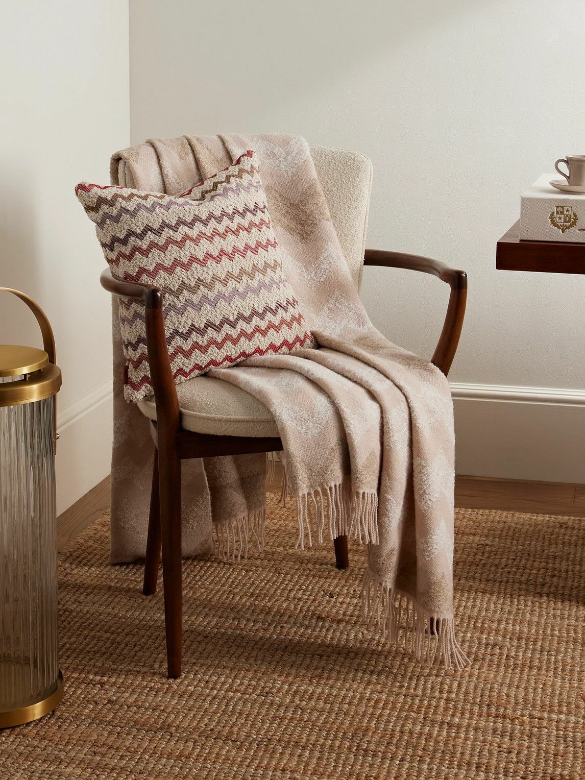 Missoni Home - Gessetti Striped Jacquard-Knit Wool-Blend Blanket