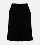 Valentino VGold virgin wool Bermuda shorts