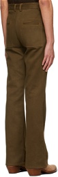 Phlemuns SSENSE Exclusive Brown Cotton Trousers