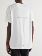 Givenchy - Oversized Logo-Print Cotton-Jersey T-Shirt - White