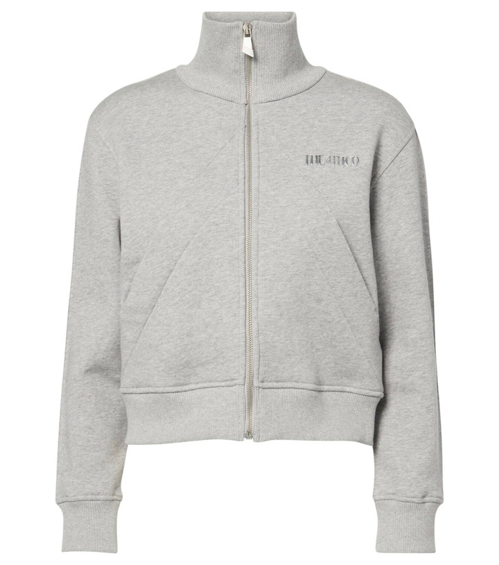 Photo: The Attico Cotton fleece track jacket