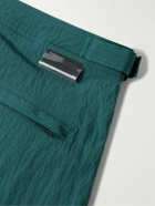 HAYDENSHAPES - Cruiser Straight-Leg Mid-Length Logo-Appliquéd Swim Shorts - Blue