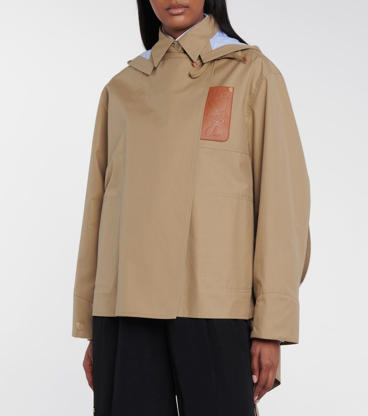 アウターその他 LOEWE Parka Anagram Beige SchaferandweinerShops KR - wide-leg loewe shearling lined
