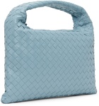 Bottega Veneta Blue Small Hop Bag
