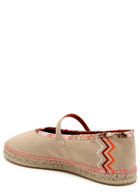 Missoni Lola Suede Espadrille Flats Beige