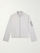 Amomento - Cotton Zip-Up Sweater - Gray
