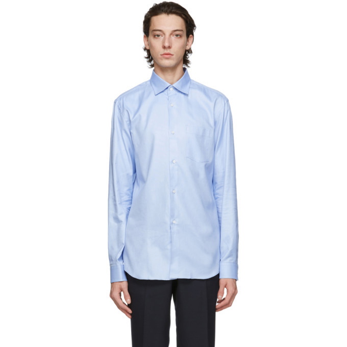 Photo: Comme des Garcons Homme Deux Blue Oxford Shirt