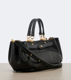Balenciaga Fan Small leather top-handle bag