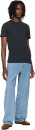 TOM FORD Navy Cotton Crewneck T-shirt