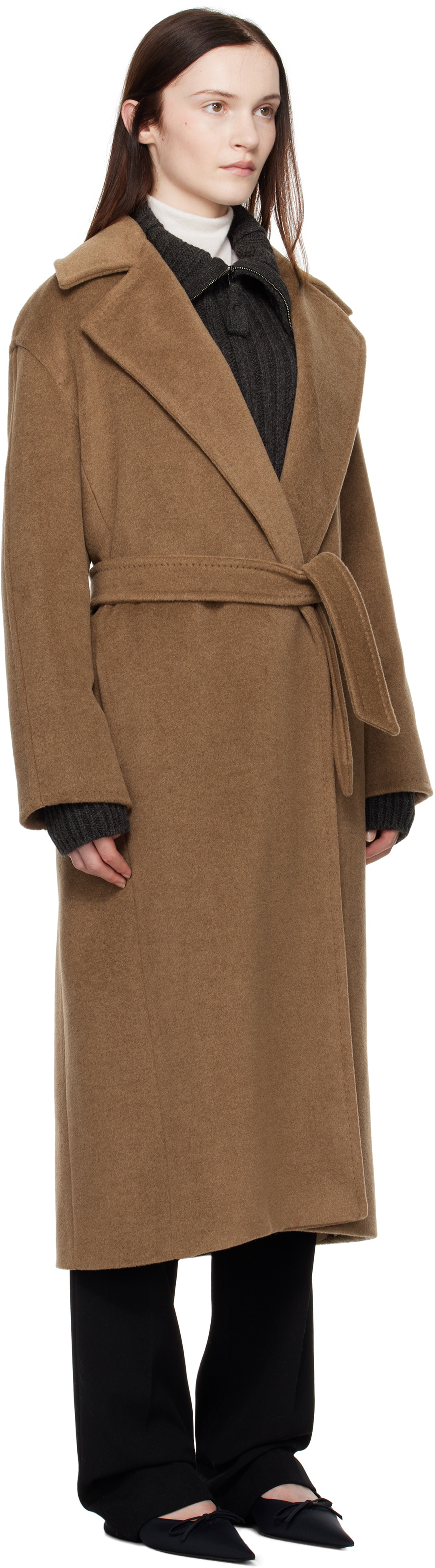Max Mara Brown Fragore Coat Max Mara