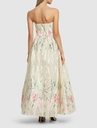 ELIE SAAB - Tulle Embroidered Midi Dress