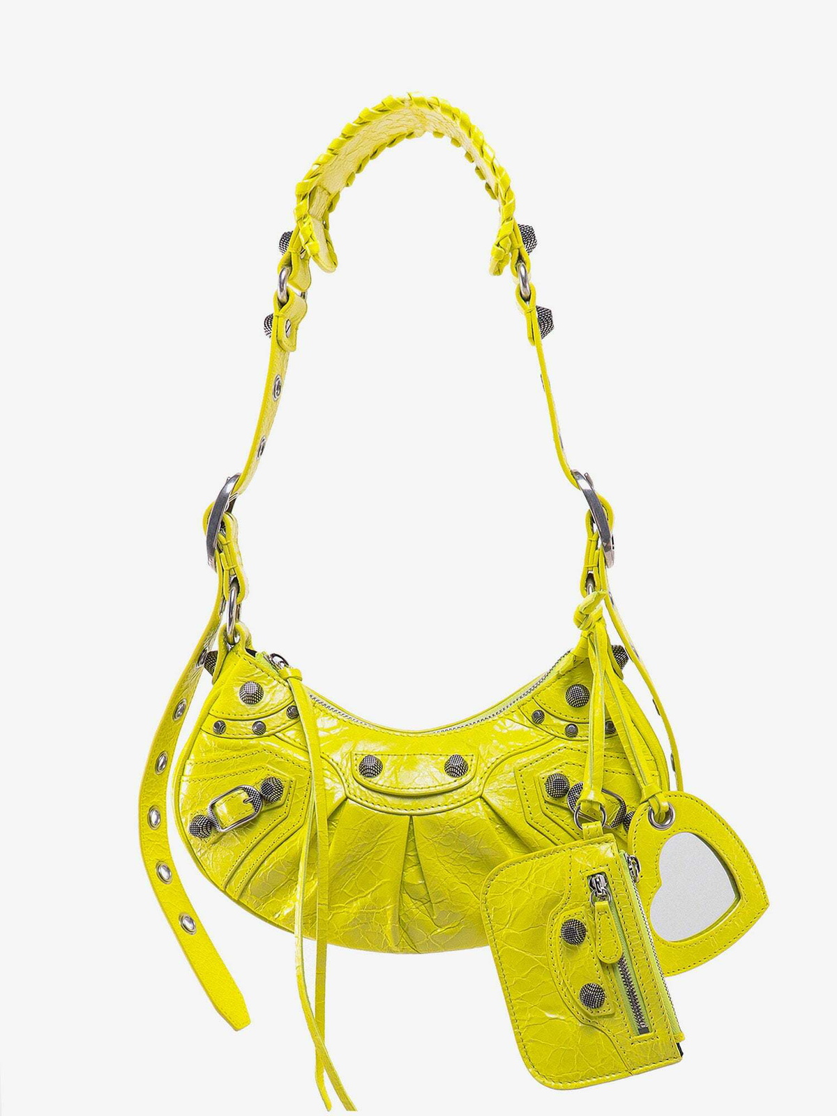 Balenciaga suede hot sale bag yellow