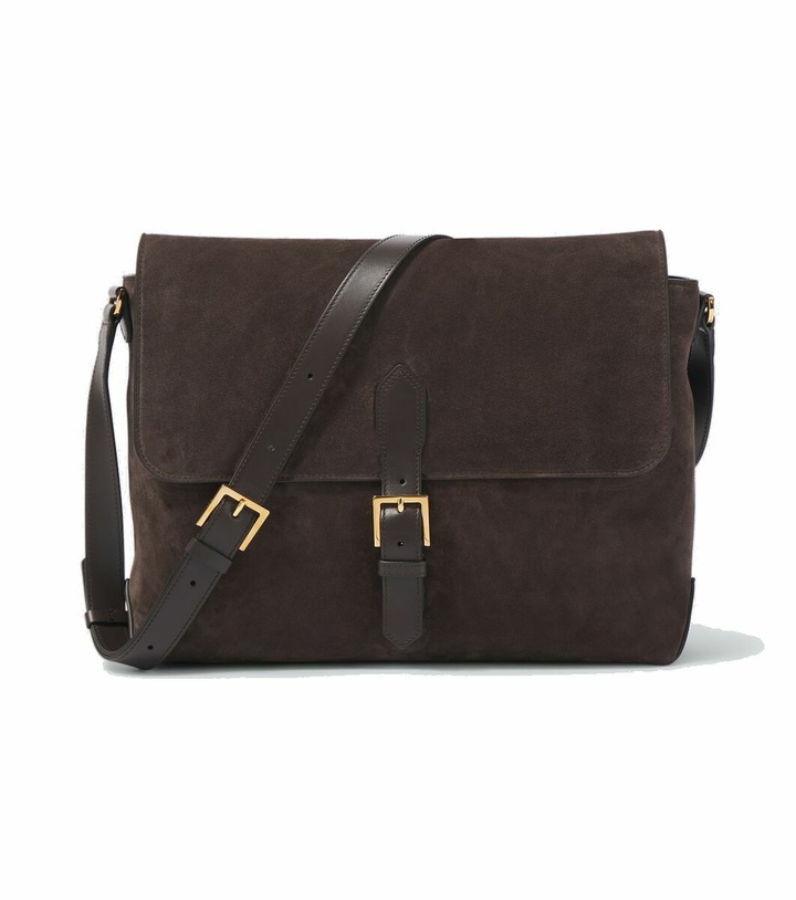 Photo: Tom Ford Medium suede messenger bag