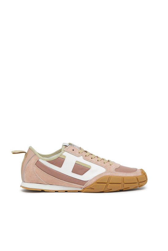 Photo: Diesel S-Pagodha-Sneakers in leather, suede and ripstop - Sneakers Womens in Multicolor