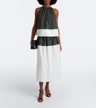 Proenza Schouler White Label Esme cotton poplin top