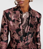 Etro Floral jacquard blazer