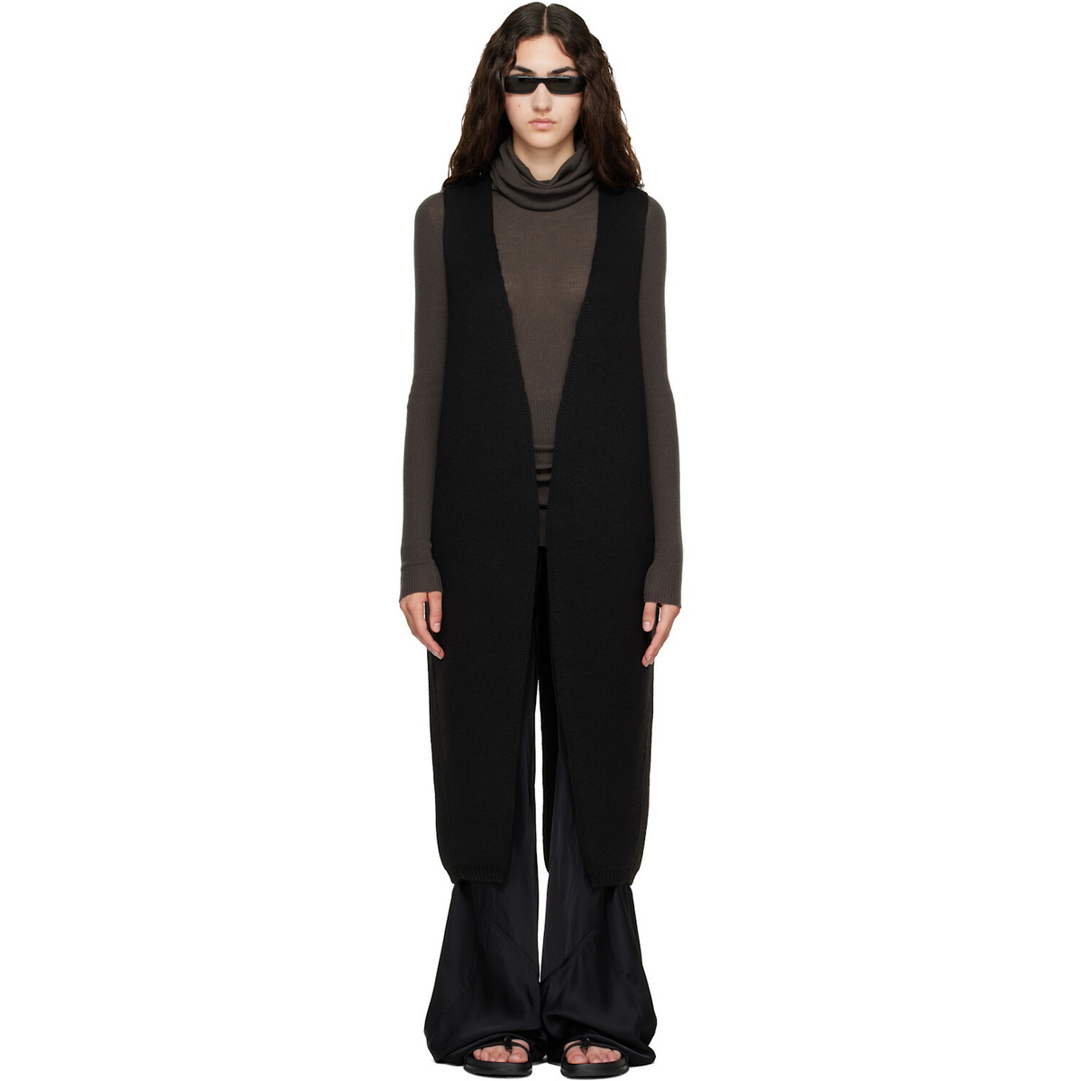 Rick Owens Black Tower Cyclops Vest