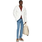 Maison Margiela White Recycled Nylon Glam Slam Puffer Coat