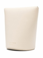 Tsatsas White Olive Leather Bucket Bag