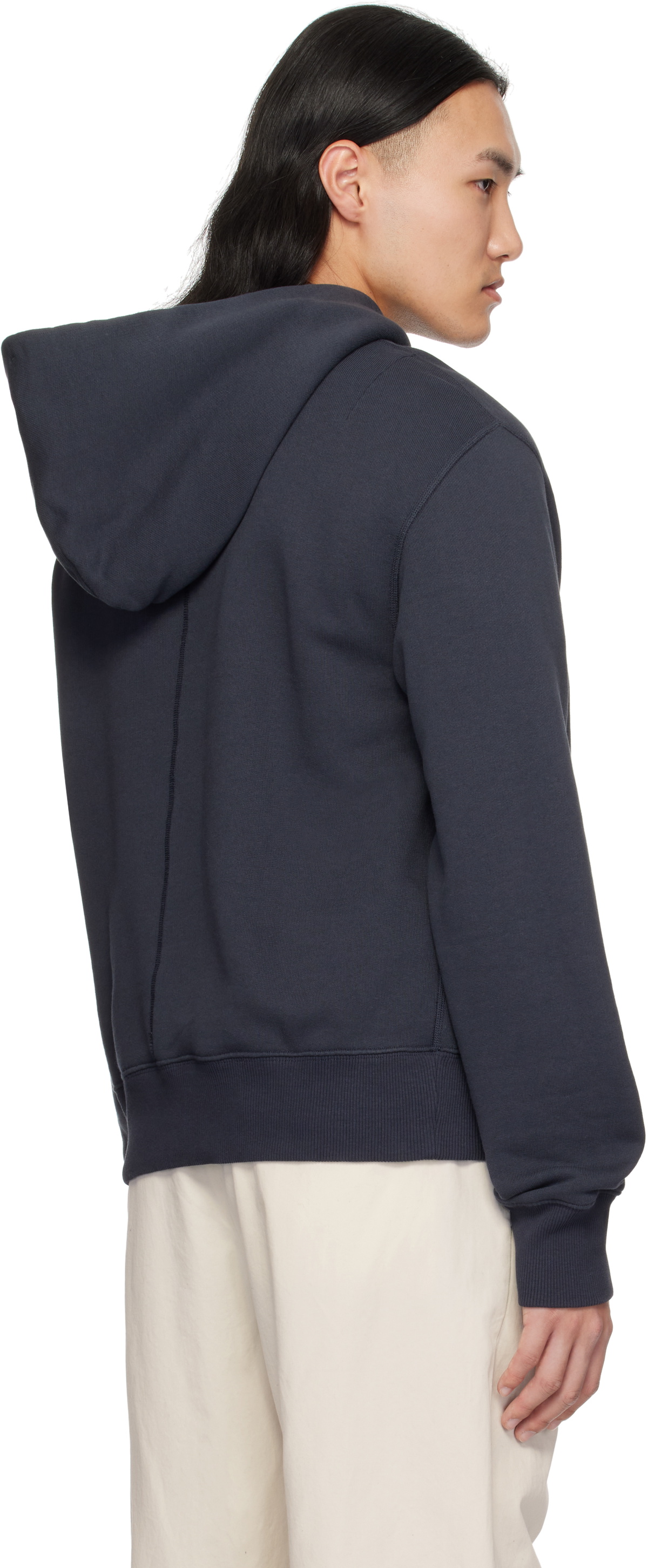 rag & bone Black Vintage Terry Damon Hoodie