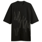 Rick Owens x Moncler Jumbo Short Sleeve T-Shirt in Black