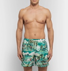 Polo Ralph Lauren - Traveller Mid-Length Printed Swim Shorts - Men - Green