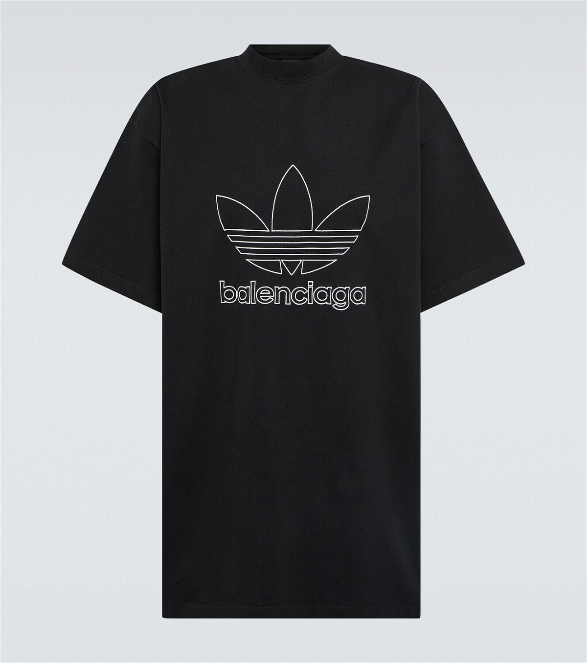 Balenciaga x Adidas logo cotton T-shirt