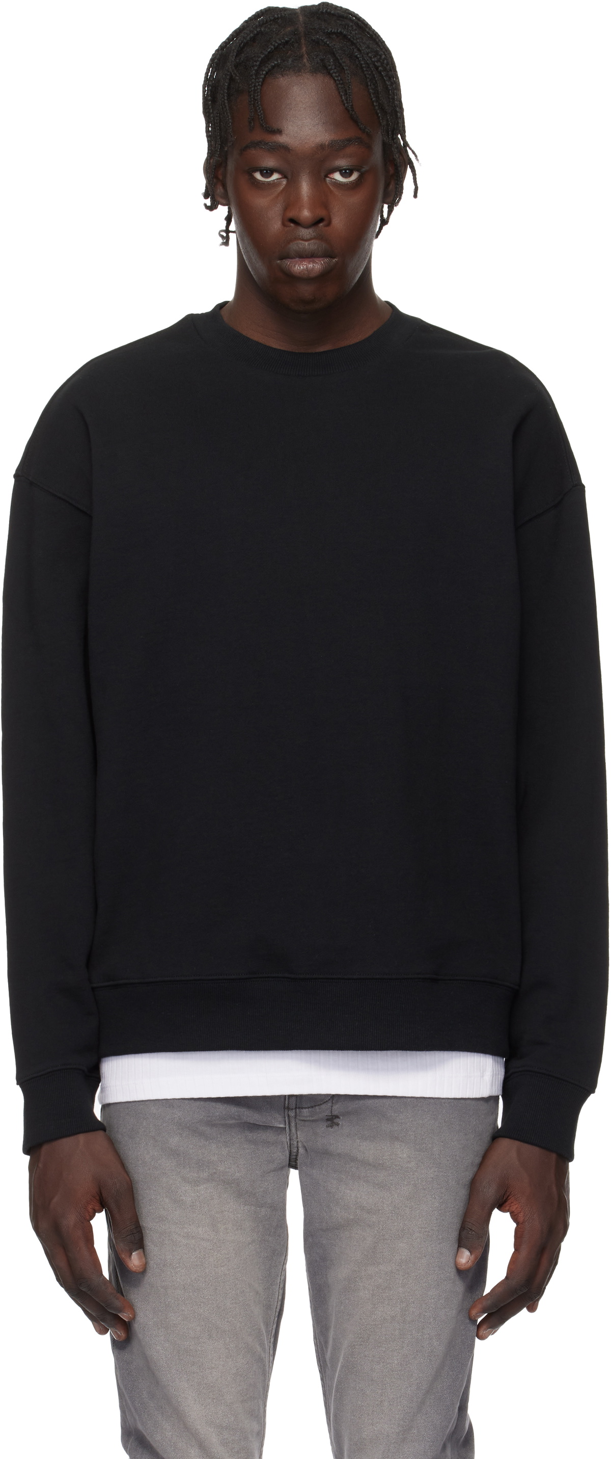 Ksubi Men's Diamond Dollar Knit Sweatshirt in Grey Ksubi