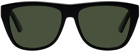 Gucci Black Striped Sunglasses