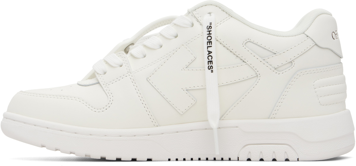 Off-White White 'Out Of Office' Calf Leather Sneakers