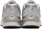 New Balance Grey Made In US 990v5 Sneakers