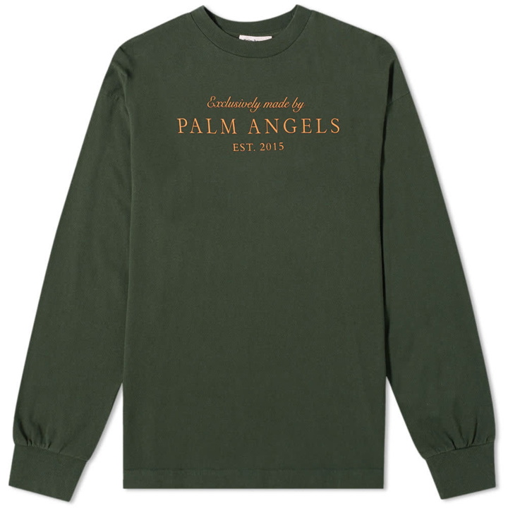 Photo: Palm Angels Long Sleeve Vintage Logo Tee