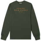Palm Angels Long Sleeve Vintage Logo Tee