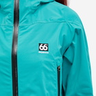 66° North Women's Snaefell Crop Jacket in Aventurine