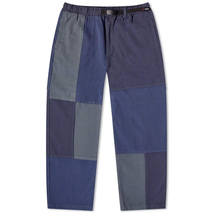 Photo: Butter Goods Men's Washed Canvas Patchwork Pant in Navy