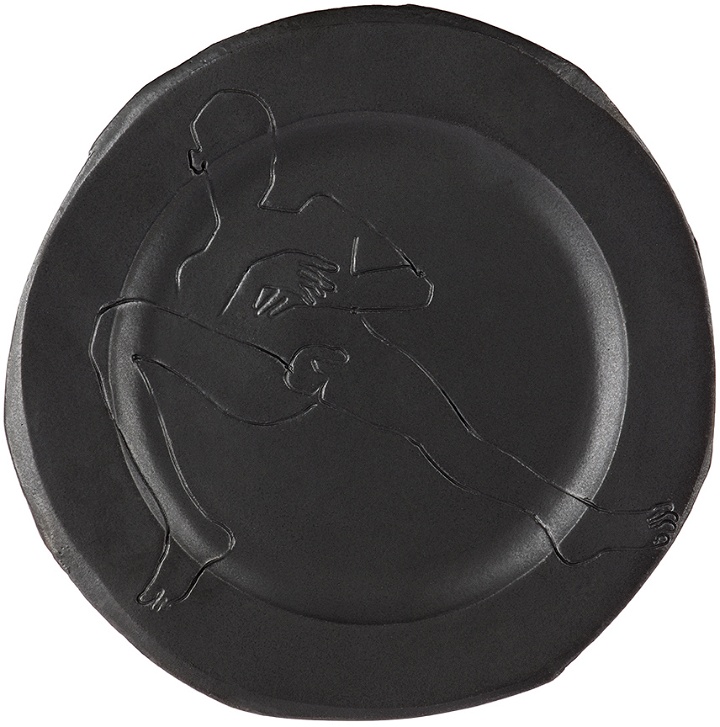 Photo: Yellow Nose Studio SSENSE Exclusive Black Before The Coffee Dinner Plate