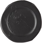 Yellow Nose Studio SSENSE Exclusive Black Before The Coffee Dinner Plate