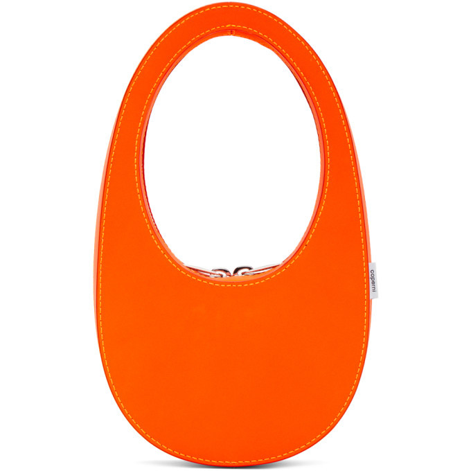 Coperniオレンジ レザー ハンドバッグミニ Leather mini bag Coperni Orange in Leather - 22574080
